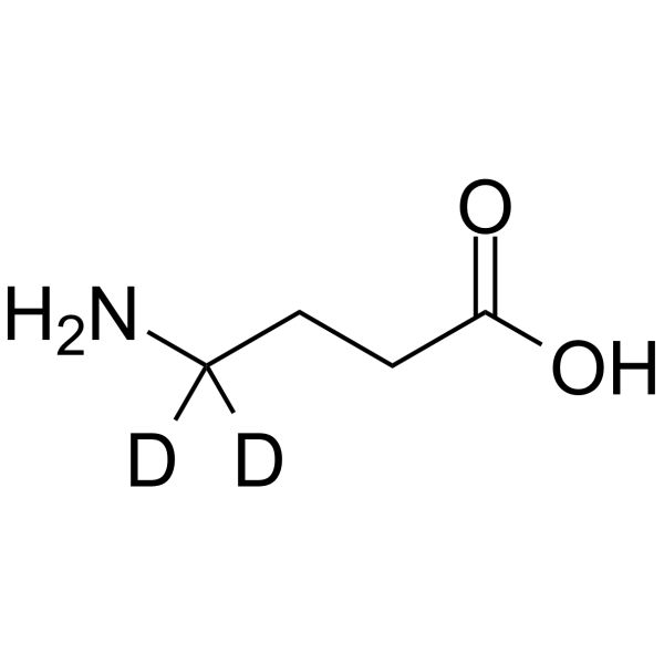 γ-Aminobutyric acid-4,4-d2 (4-Aminobutyric acid-4,4-d2) 107022-06-0